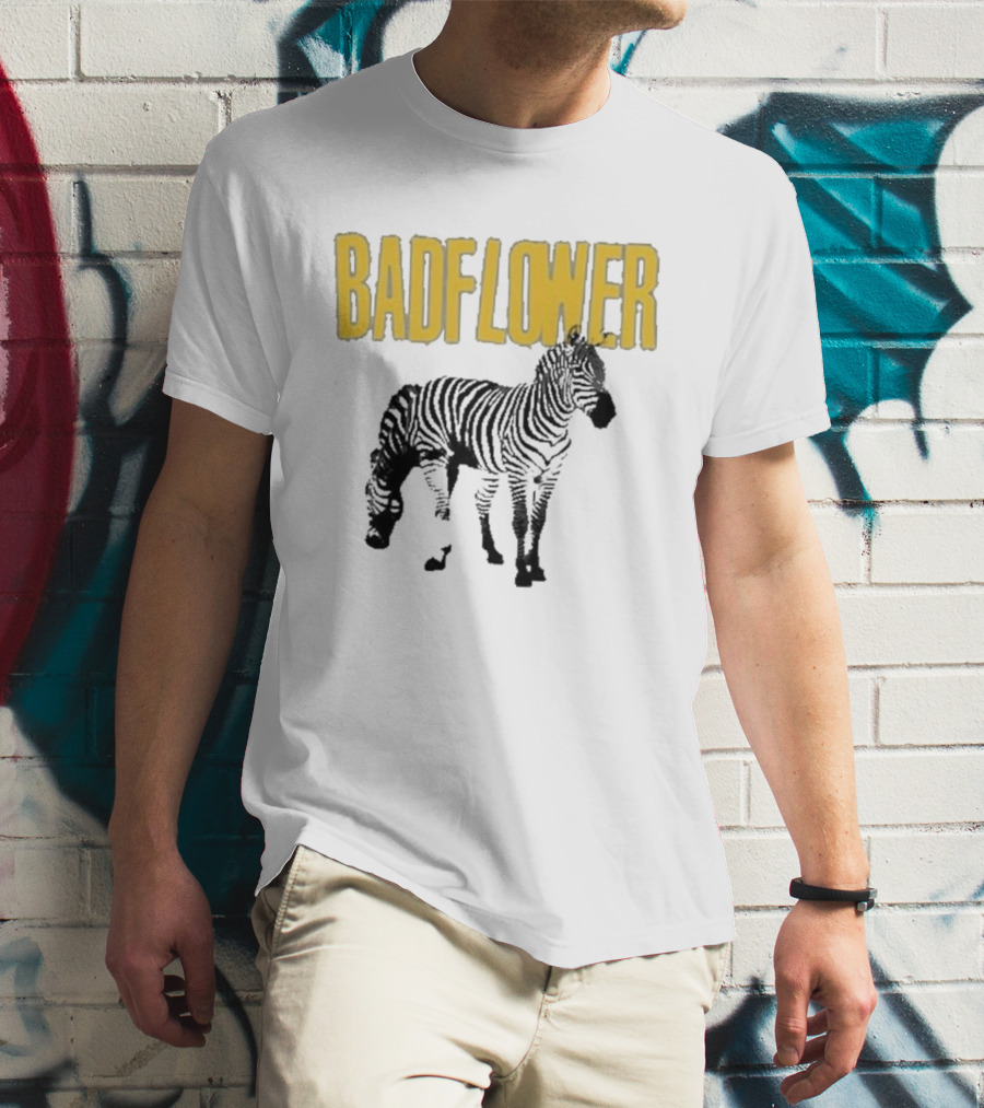 Badflower Zebra T-Shirt