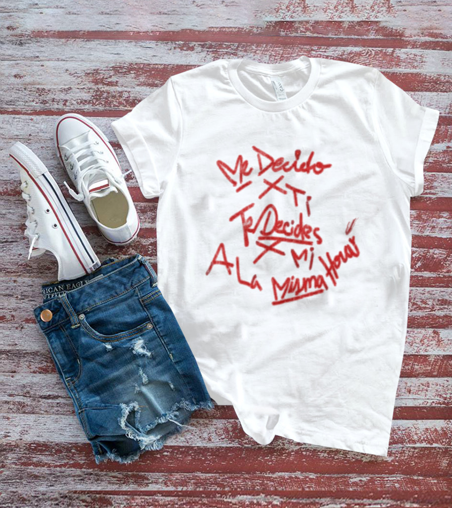 Me Dejo X Ti Te Dedico Mi A La Mierda Rojo Complex J Balvin T-Shirt