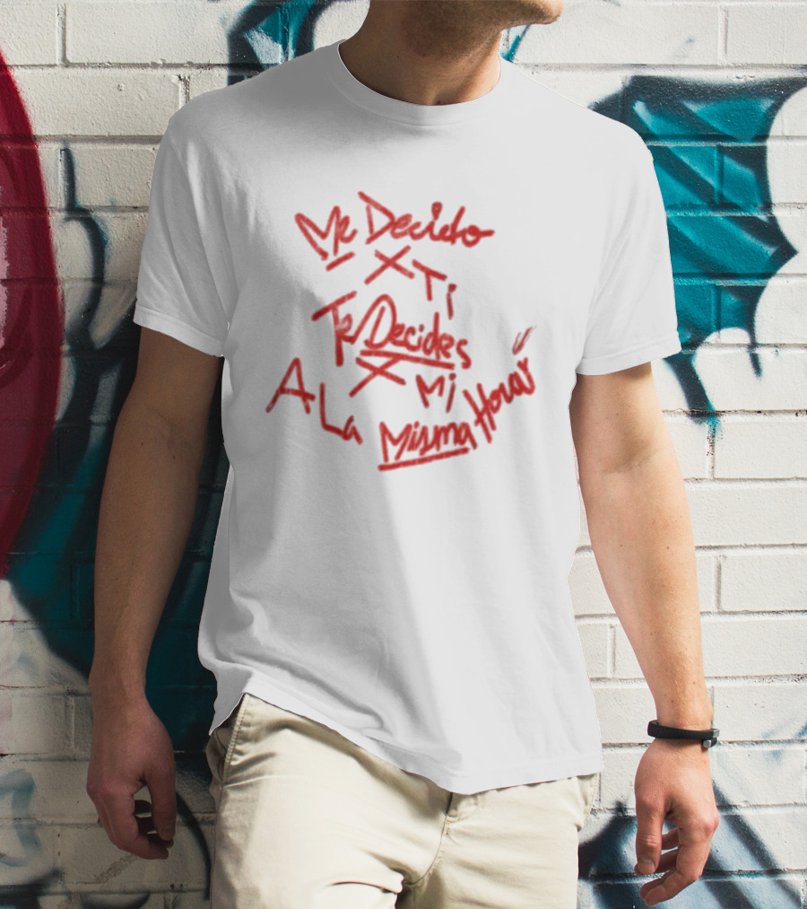 Me Dejo X Ti Te Dedico Mi A La Mierda Rojo Complex J Balvin T-Shirt