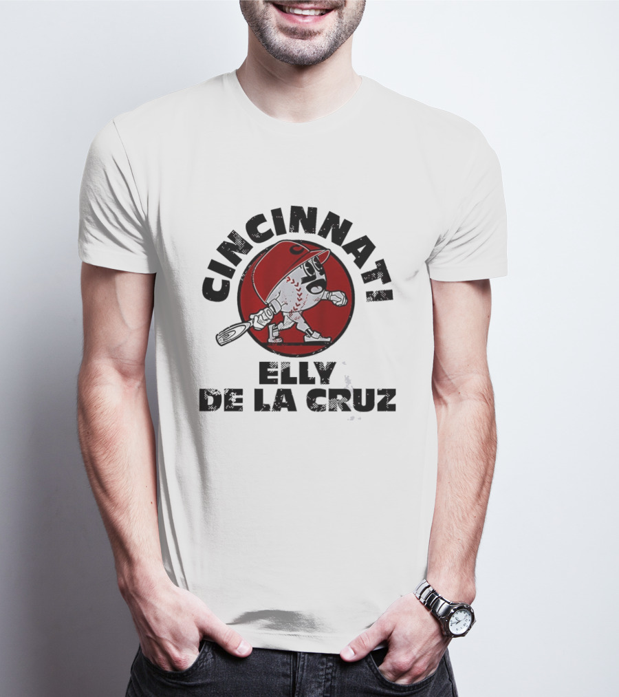 Cincinnati Reds Elly De La Cruz Baseball T-Shirt