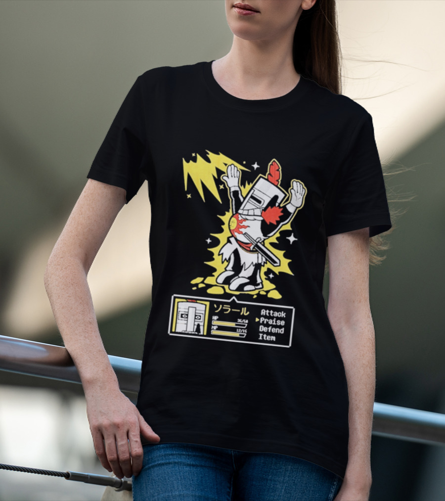 Solar Man Goblin Tengu Attack Praise Defend Item T-Shirt