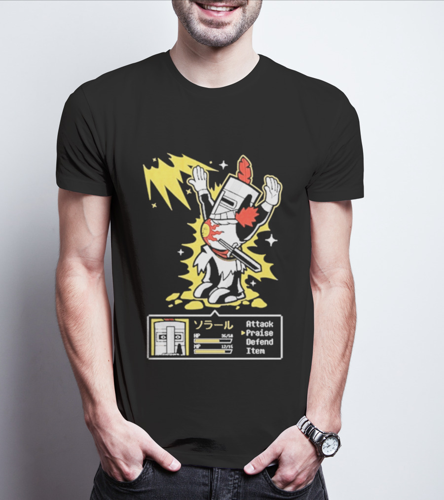 Solar Man Goblin Tengu Attack Praise Defend Item T-Shirt