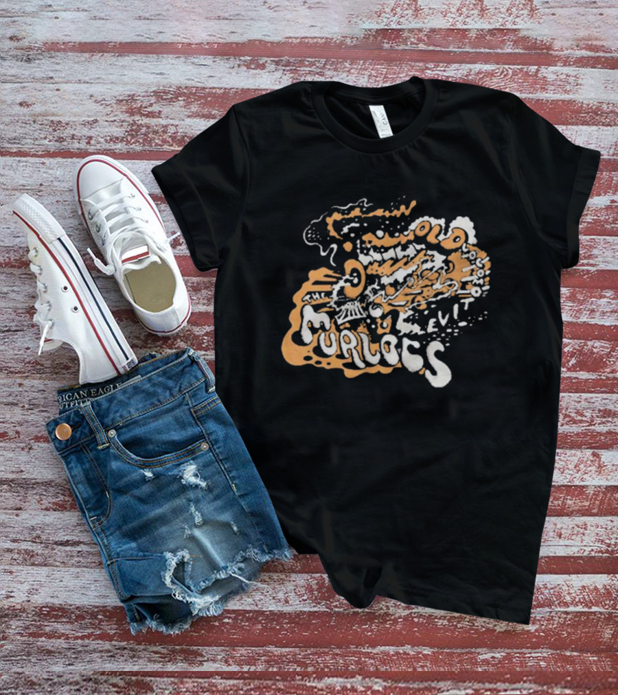 The Murlocs Old Locomotive Psychedelic Lettering T-Shirt