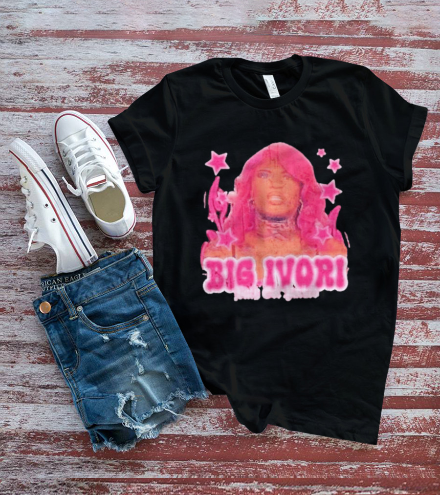 Big Ivori Bitch Got Parked Ivori Minor Stars Retro Pink Aesthetic T-Shirt