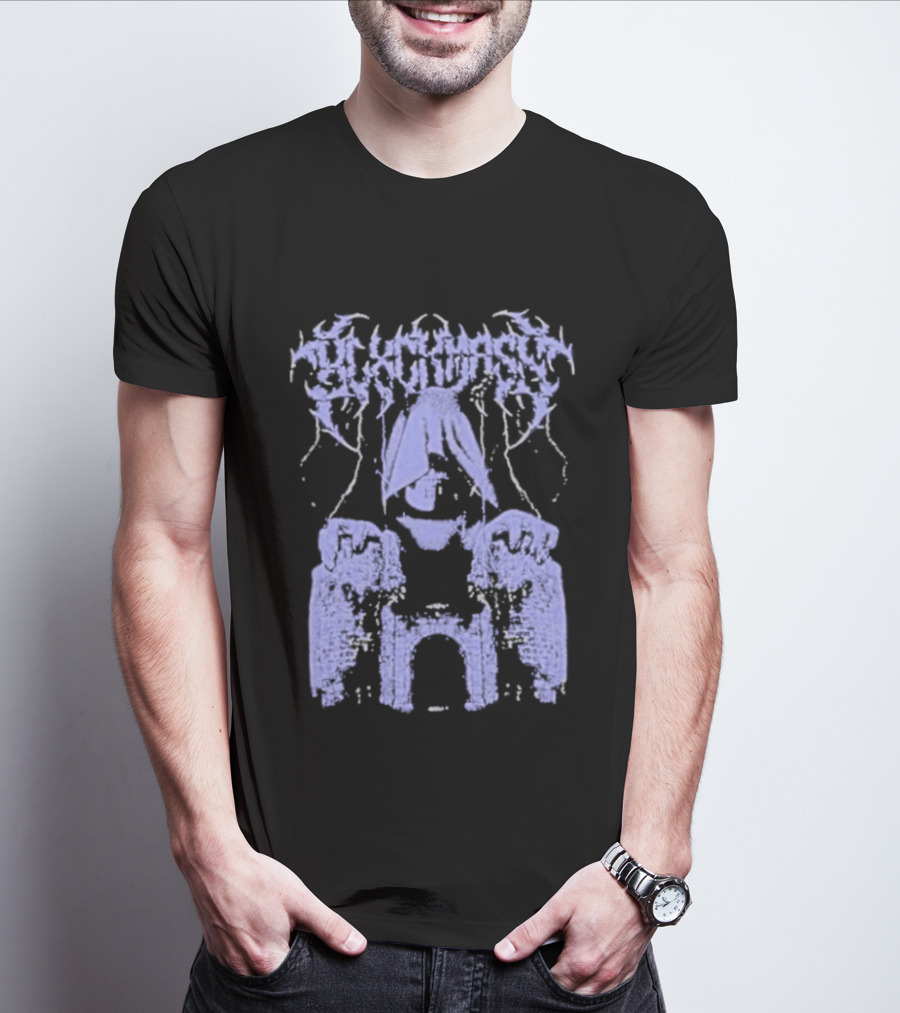 Blxckmass Necromancer Oversized Gothic Spellbinding Aesthetic T-Shirt