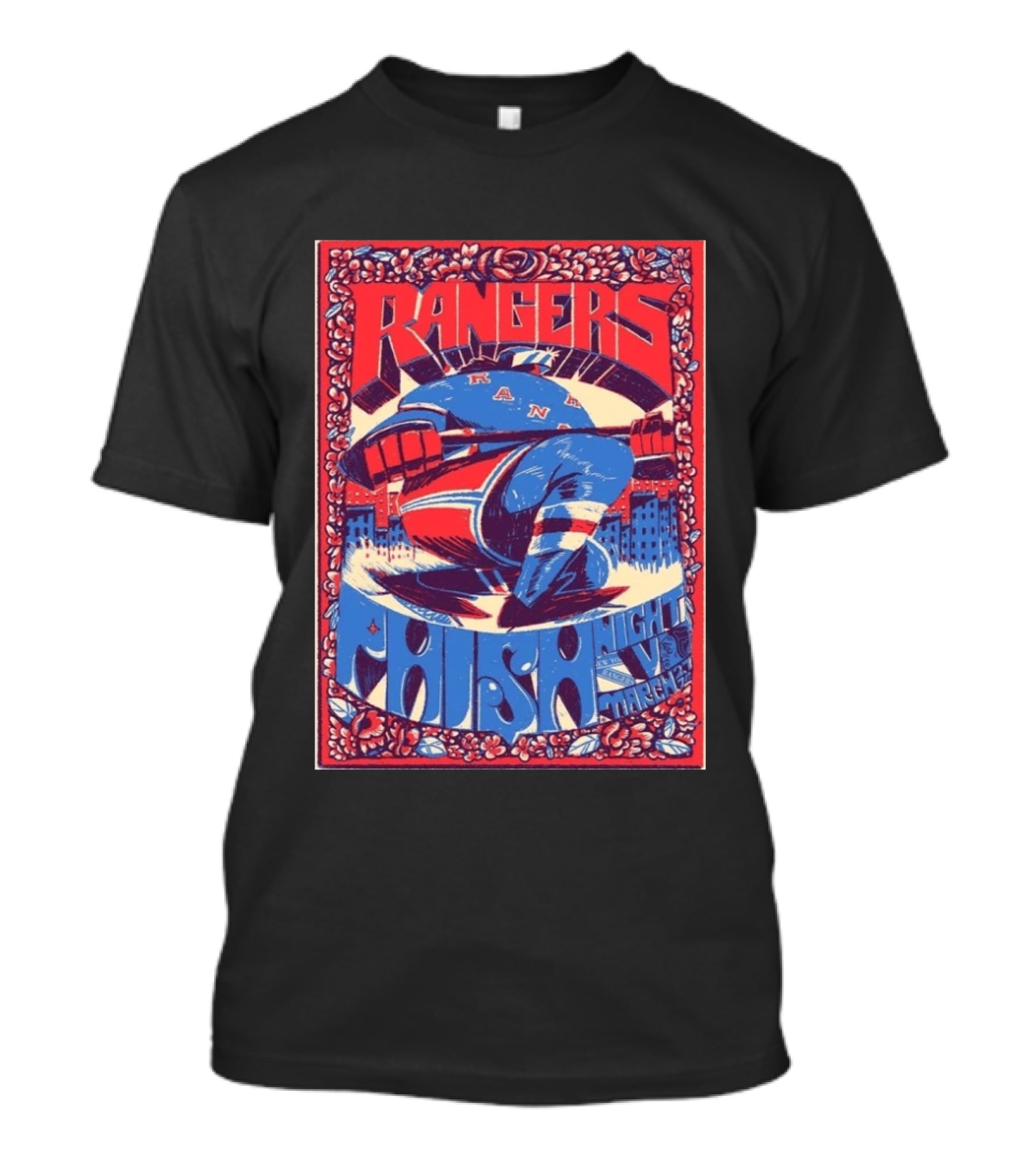 Rangers Phish Night Live At Madison Square Garden March 27 2026 T-Shirt