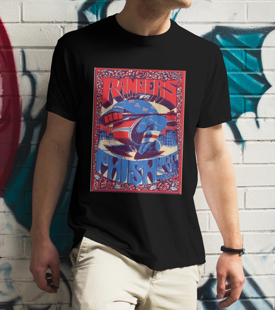 Rangers Phish Night Live At Madison Square Garden March 27 2026 T-Shirt