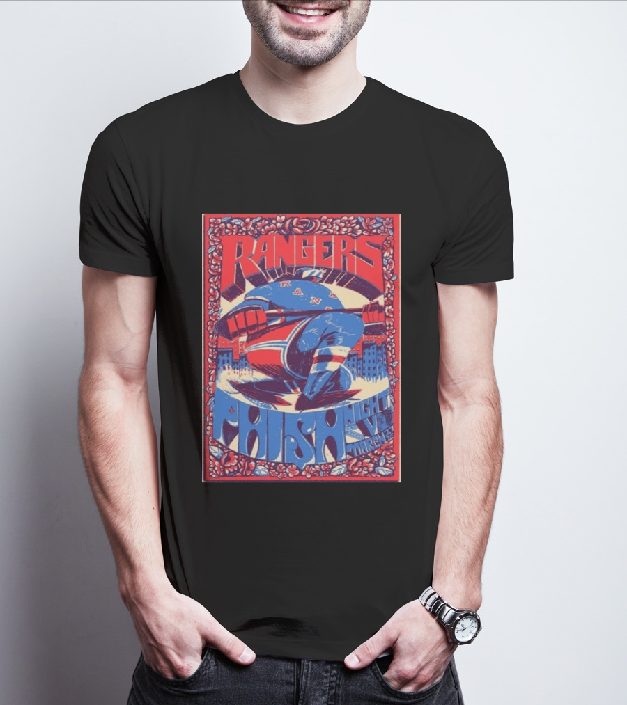 Rangers Phish Night Live At Madison Square Garden March 27 2026 T-Shirt