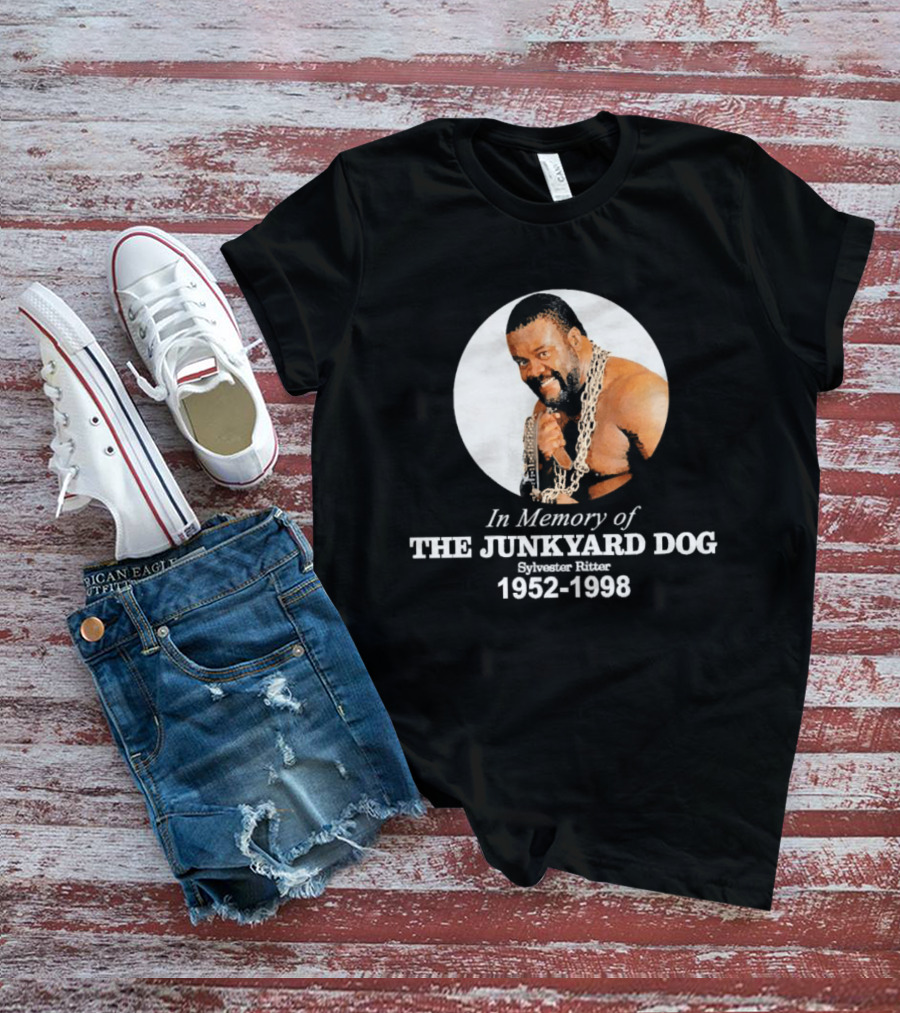 WWE In Memory Of The Junkyard Dog Sylvester Ritter 1952 1998 T-Shirt