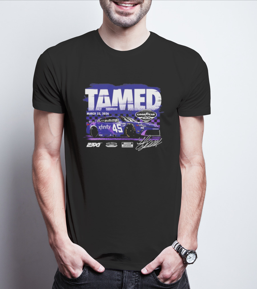 Tamed March 22 2026 Xfinity 45 Goodyear 400 Race Winner Tyler Reddick 23XI Racing T-Shirt