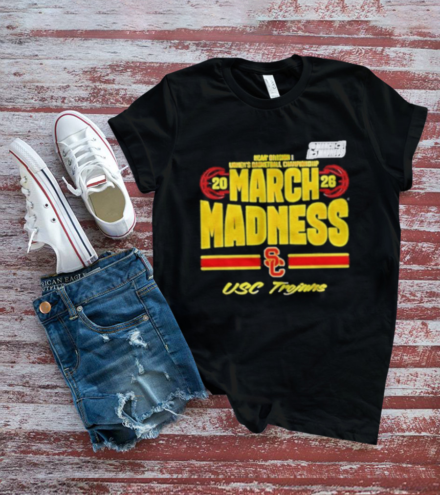 USC Trojans March Madness 2026 Women's Basketball T-Shirt