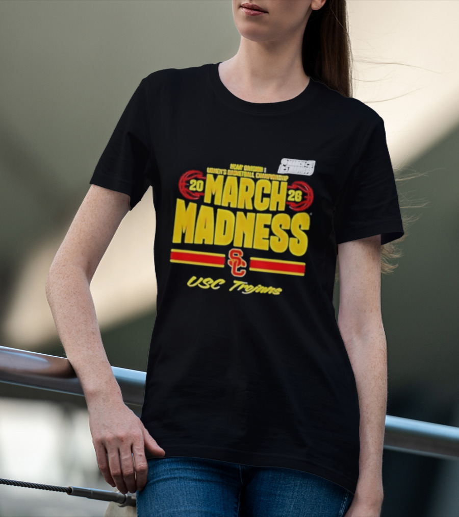 USC Trojans March Madness 2026 Women's Basketball T-Shirt