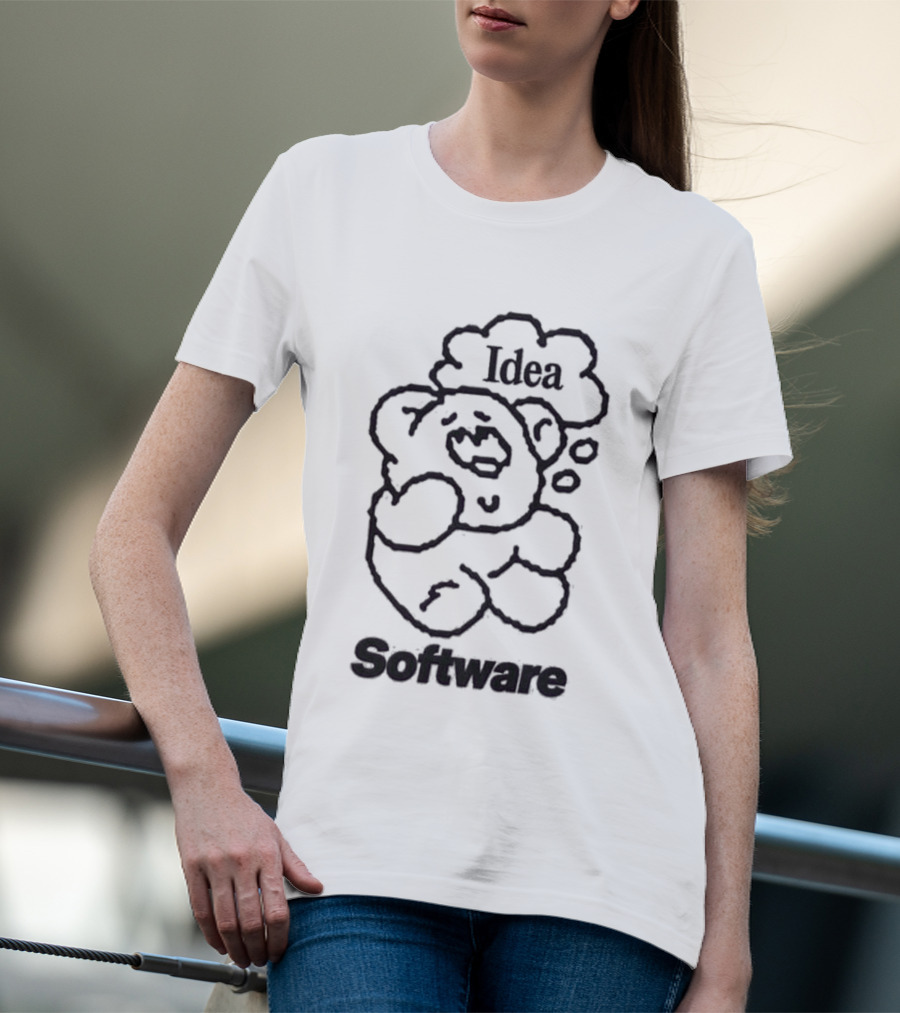 Figma Culture Fit Idea Software In Violet Bear T-Shirt