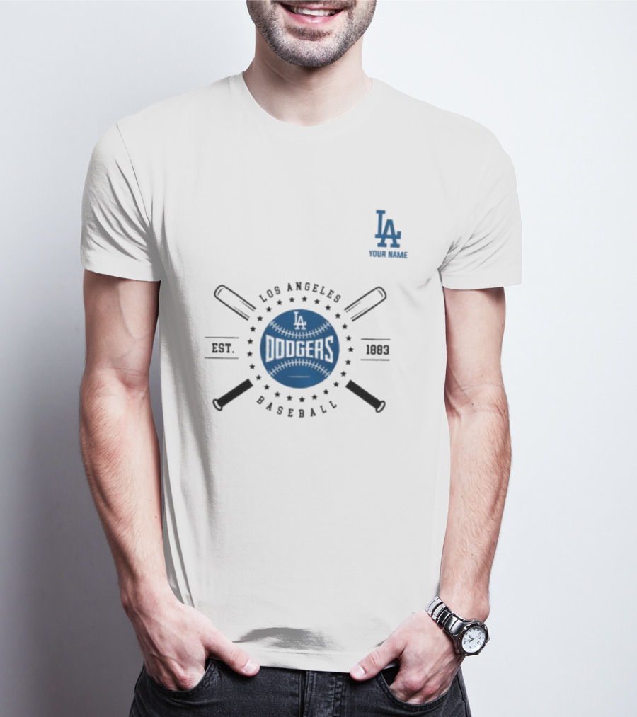 Los Angeles Dodgers Baseball Est 1883 LA Team Store T-Shirt