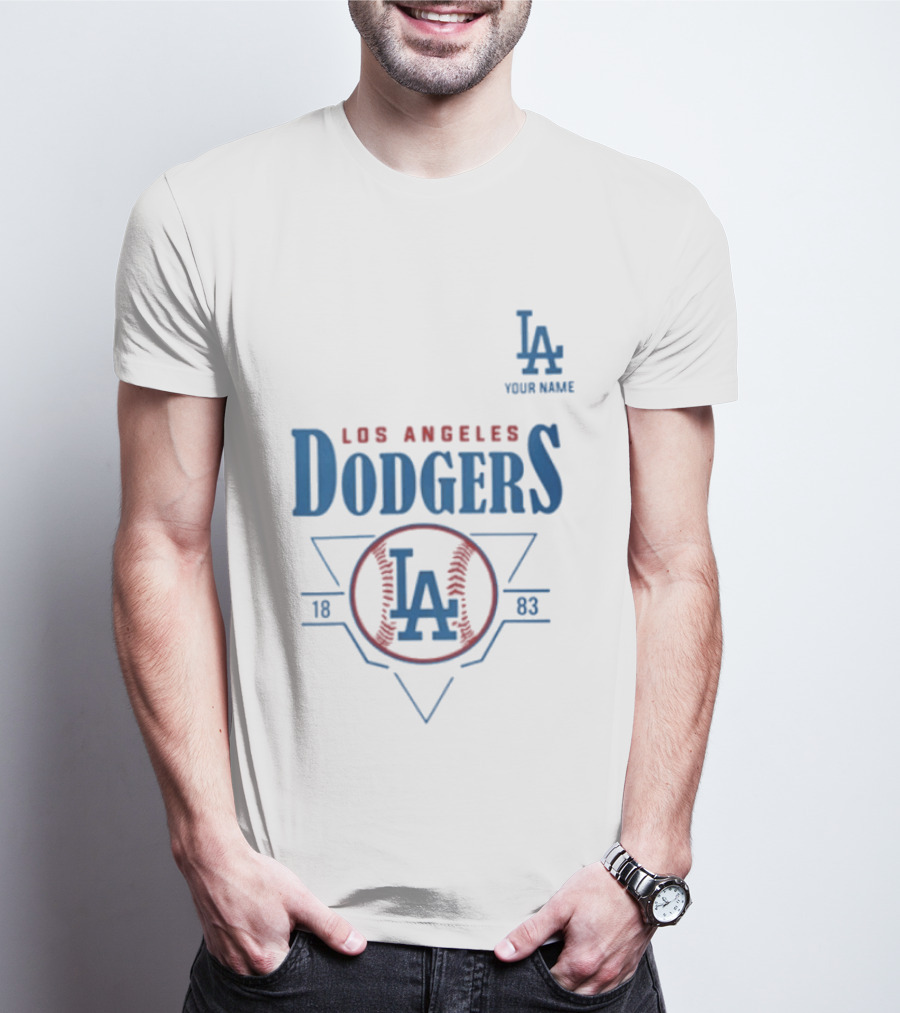 Los Angeles Dodgers 1903 Your Name LA Baseball T-Shirt