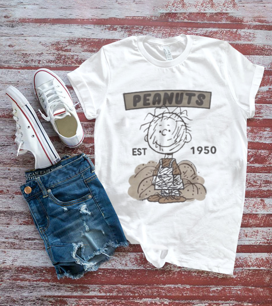 Peanuts Pigpen Character Est 1950 Comic Strip T-Shirt