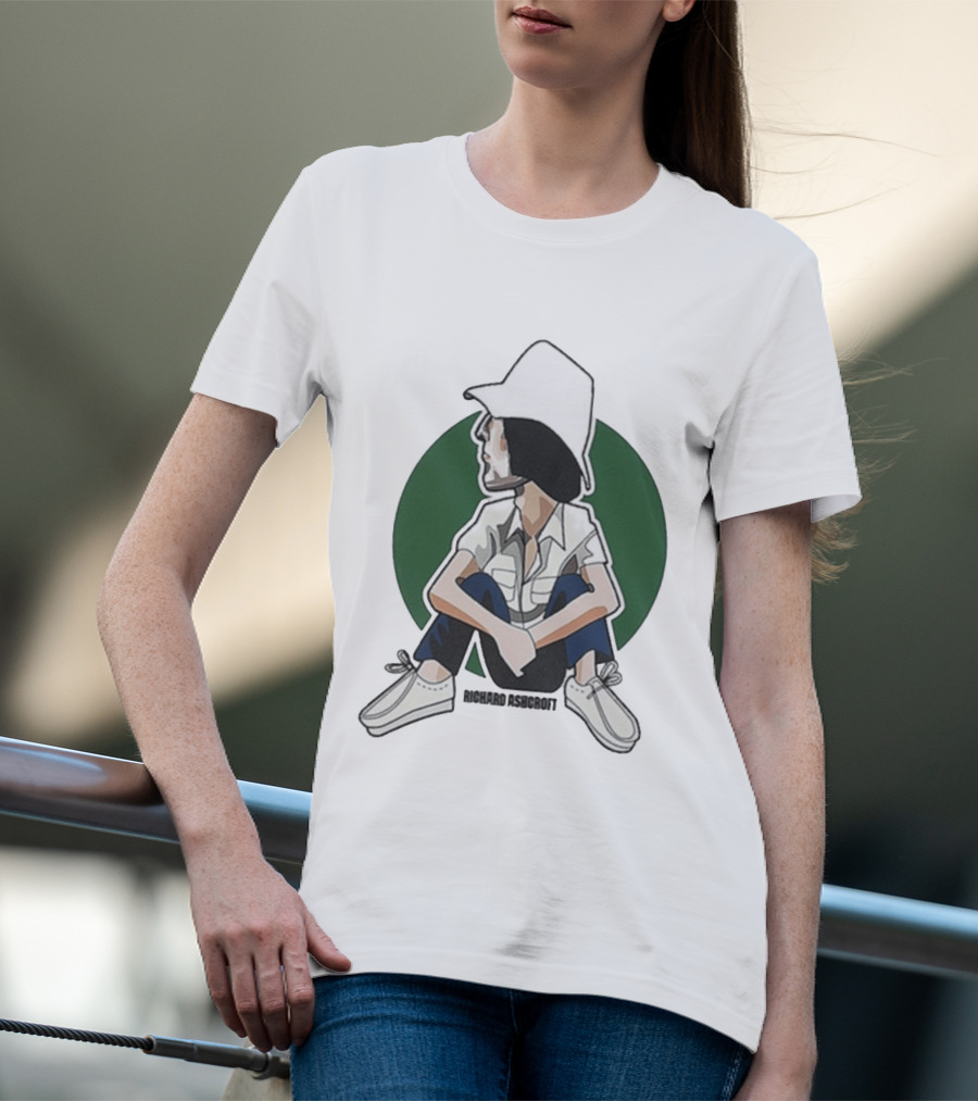 Richard Ashcroft 2026 Tour Illustration Seated Figure T-Shirt