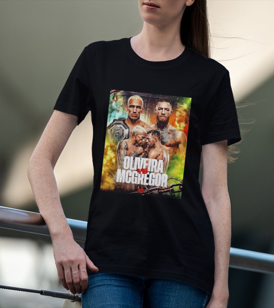 Oliveira Vs McGregor BMF Title UFC Fight Week T-Shirt