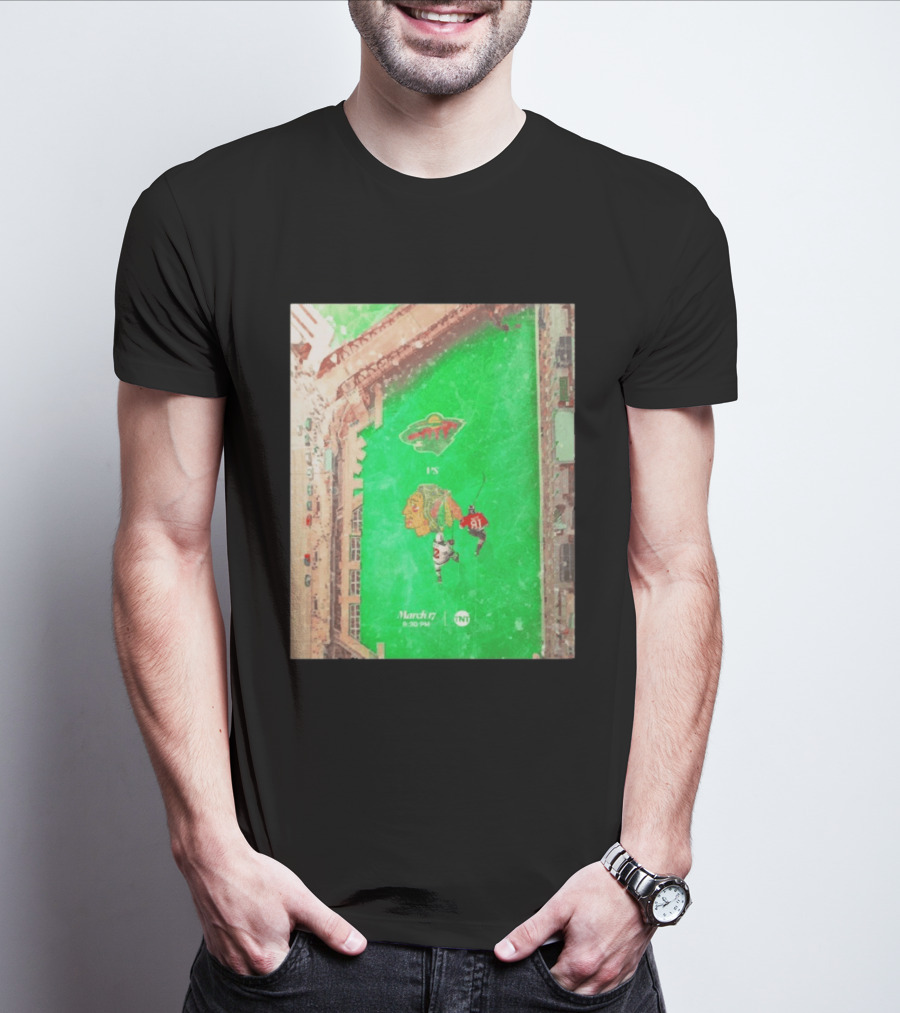 Chicago Blackhawks Vs Minnesota Wild March 17 8:30 PM Stadium TNT T-Shirt