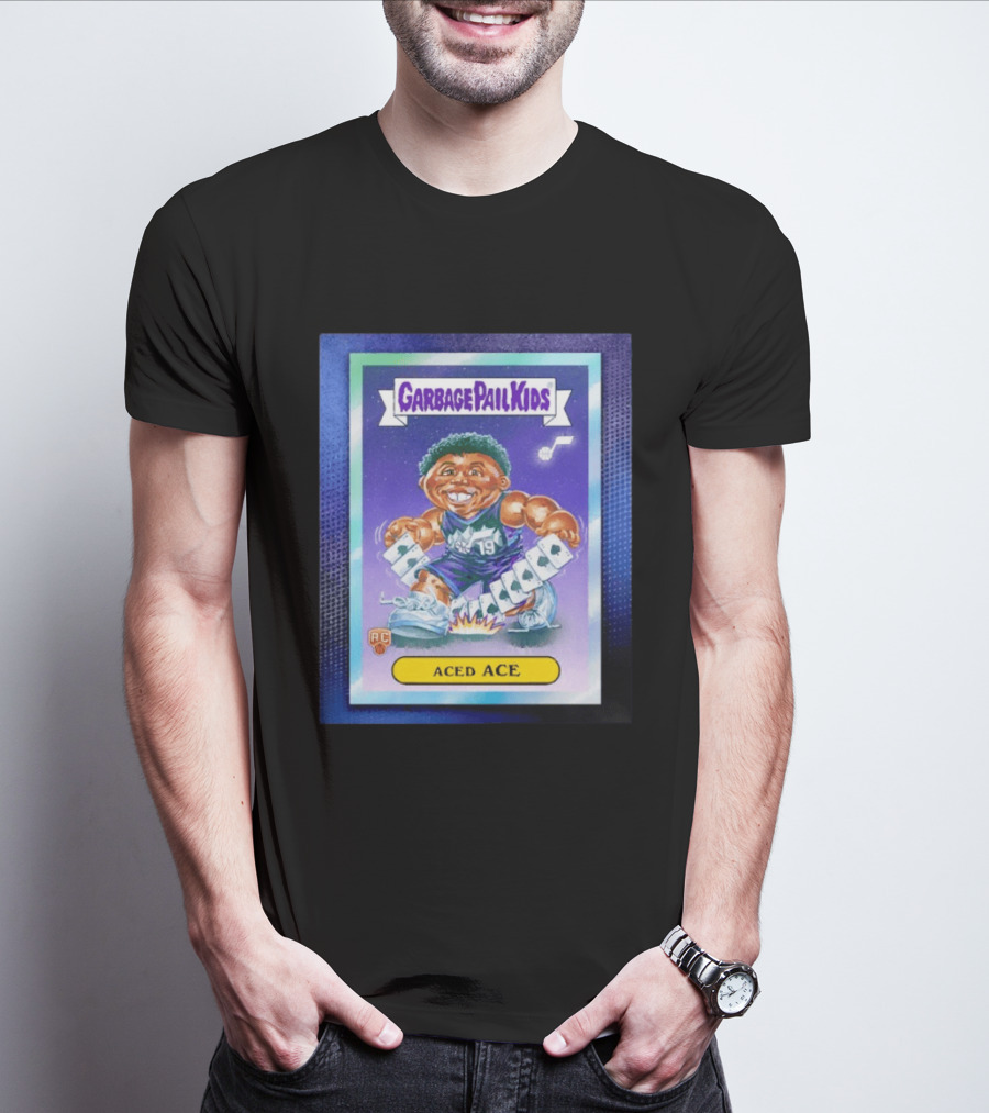 Garbage Pail Kids Aced Ace Bailey Utah Jazz Trading Card T-Shirt