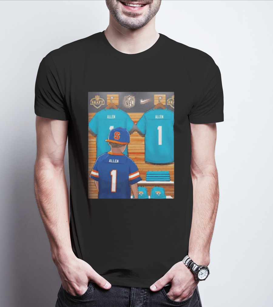 NFL Draft Jacksonville Jaguars LeQuint Allen Syracuse Childhood Dream T-Shirt