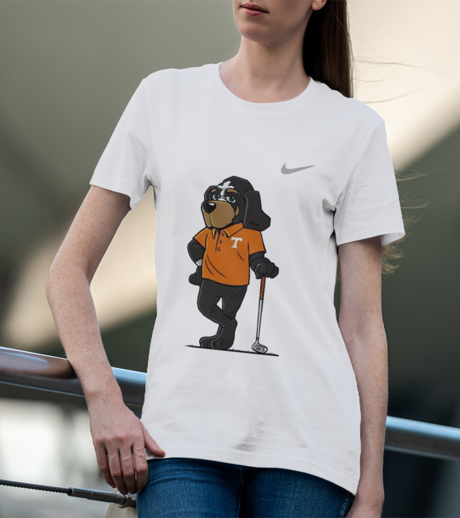 Vol Golfing Smokey In Tennessee Orange Nike T-Shirt