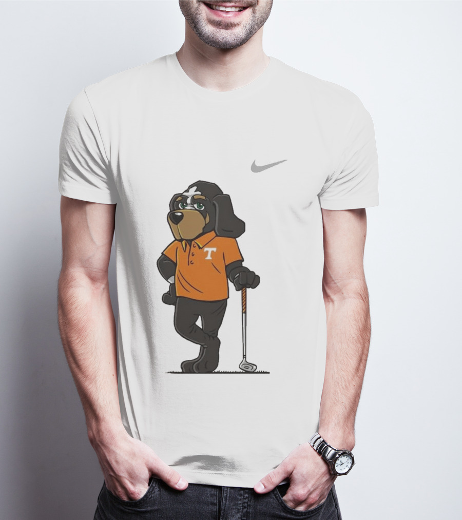 Vol Golfing Smokey In Tennessee Orange Nike T-Shirt