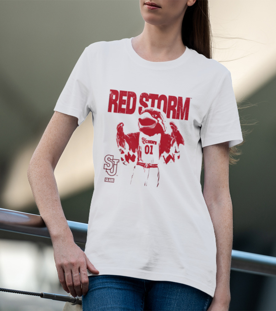 St. John's Red Storm SJ Mascot 01 T-Shirt