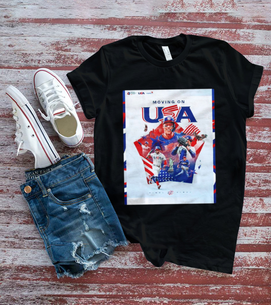 Moving On USA World Baseball Classic 2026 Team USA Final Player T-Shirt