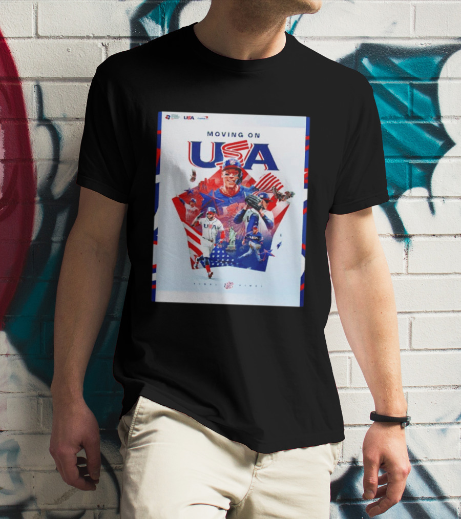 Moving On USA World Baseball Classic 2026 Team USA Final Player T-Shirt