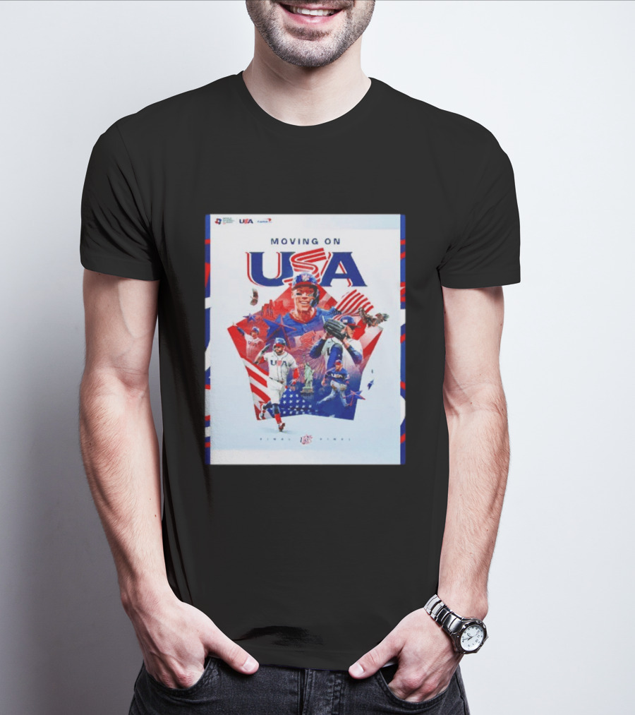 Moving On USA World Baseball Classic 2026 Team USA Final Player T-Shirt