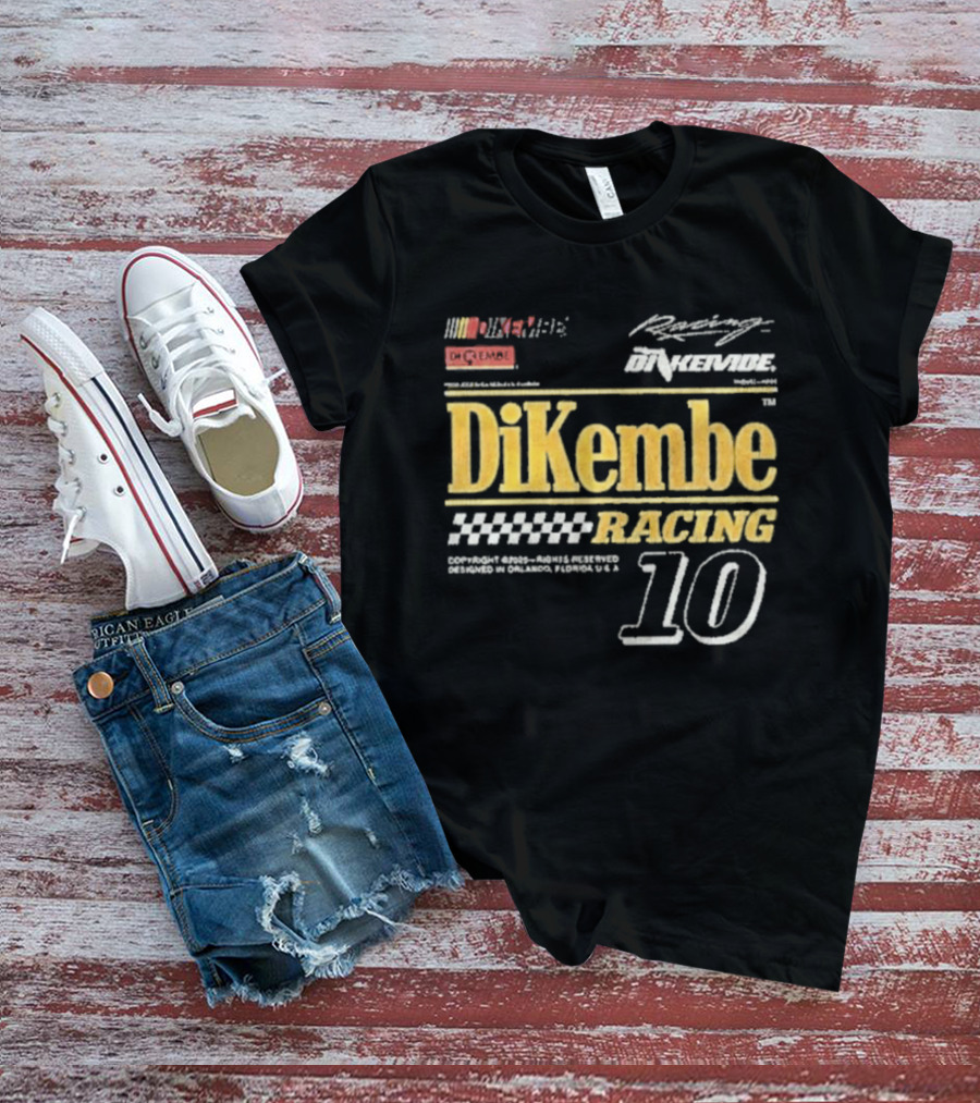 DiKembe Racing Gainesville Orlando Florida Number 10 T-Shirt