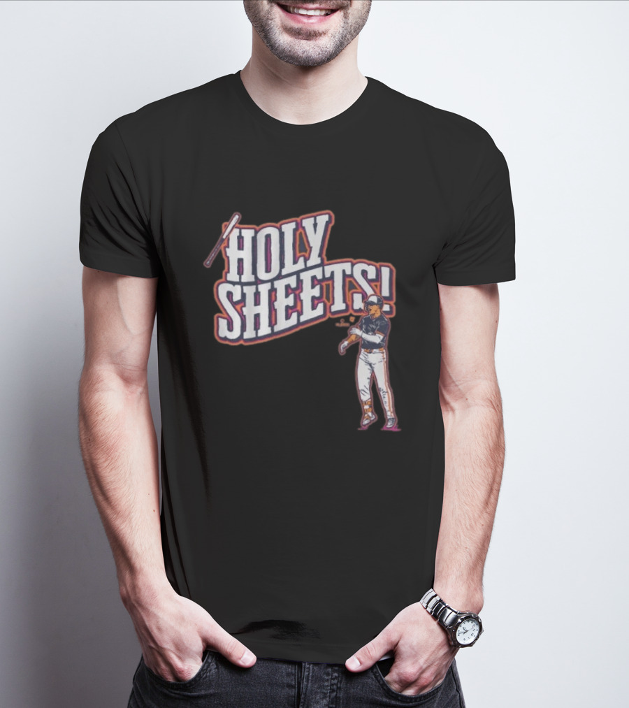 Gavin Sheets Holy Sheets Bat Toss Baseball Player T-Shirt