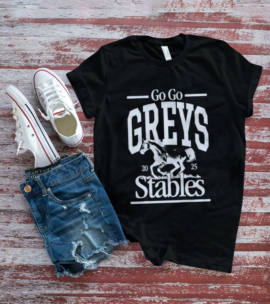 Go Go Greys Stables Horse Riding 2023 T-Shirt