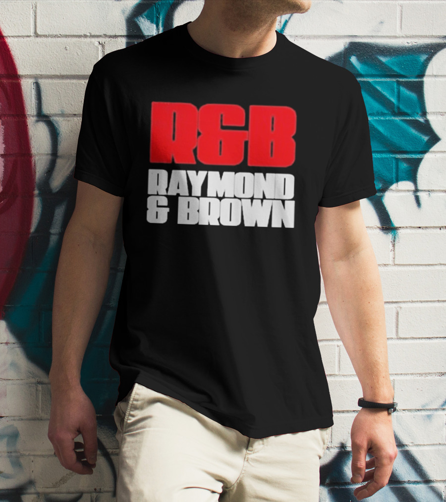 Raymond & Brown R&B World Tour 2026 Bold Red White T-Shirt