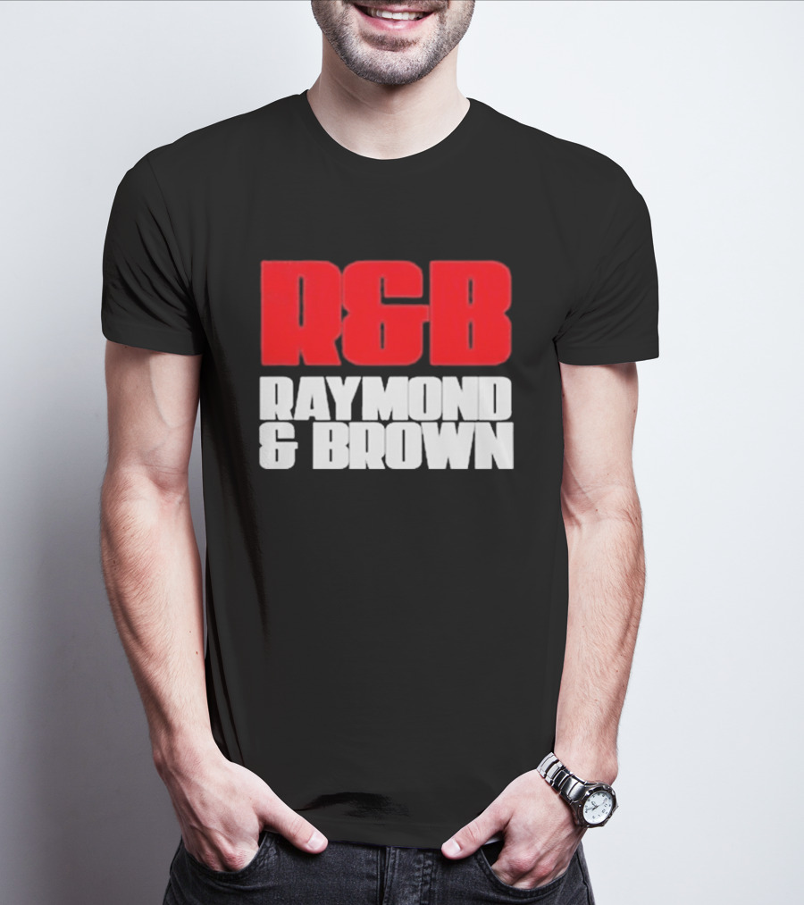 Raymond & Brown R&B World Tour 2026 Bold Red White T-Shirt