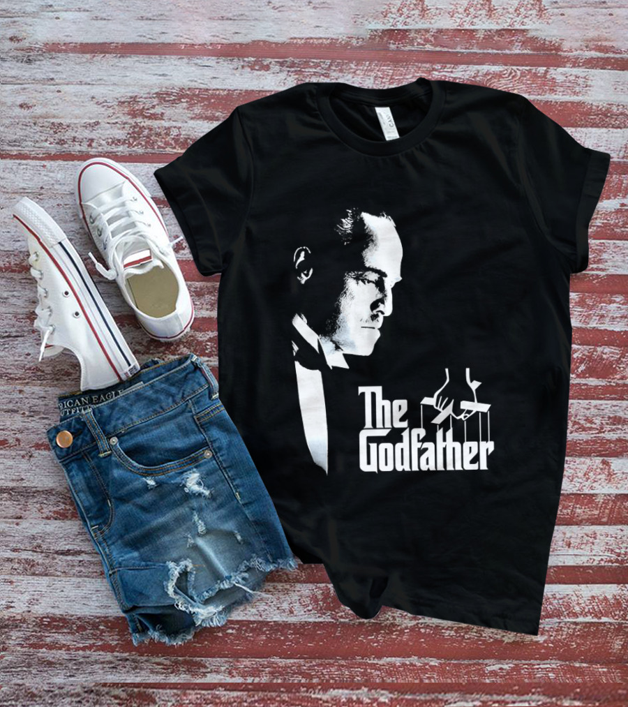 The Godfather Vito Corleone Iconic Movie Character Font T-Shirt