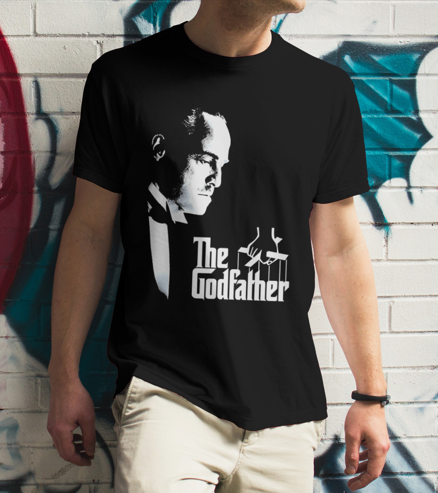 The Godfather Vito Corleone Iconic Movie Character Font T-Shirt