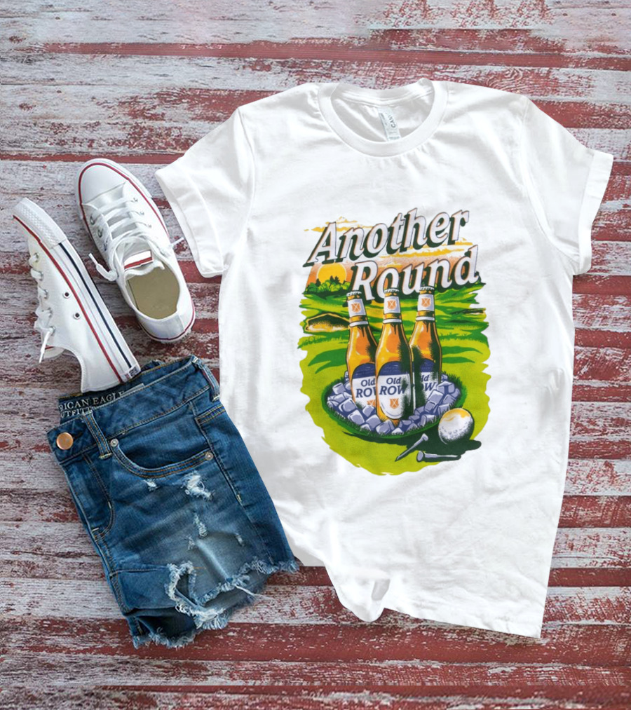 Another Round Old Row Golf Beer Bottles T-Shirt
