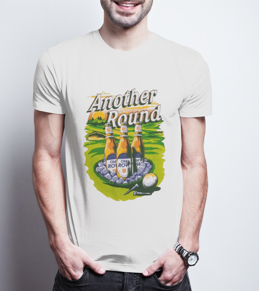 Another Round Old Row Golf Beer Bottles T-Shirt