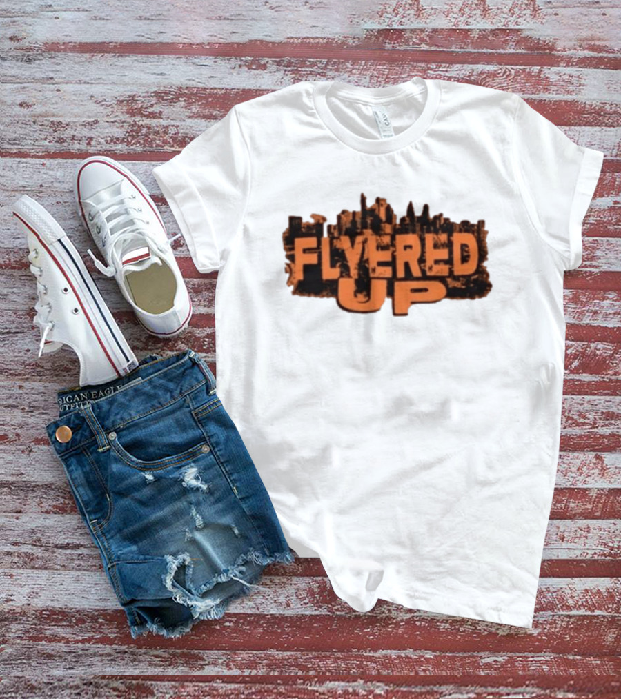 Flyered Up Urban Skyline T-Shirt