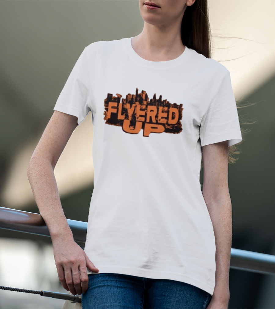 Flyered Up Urban Skyline T-Shirt