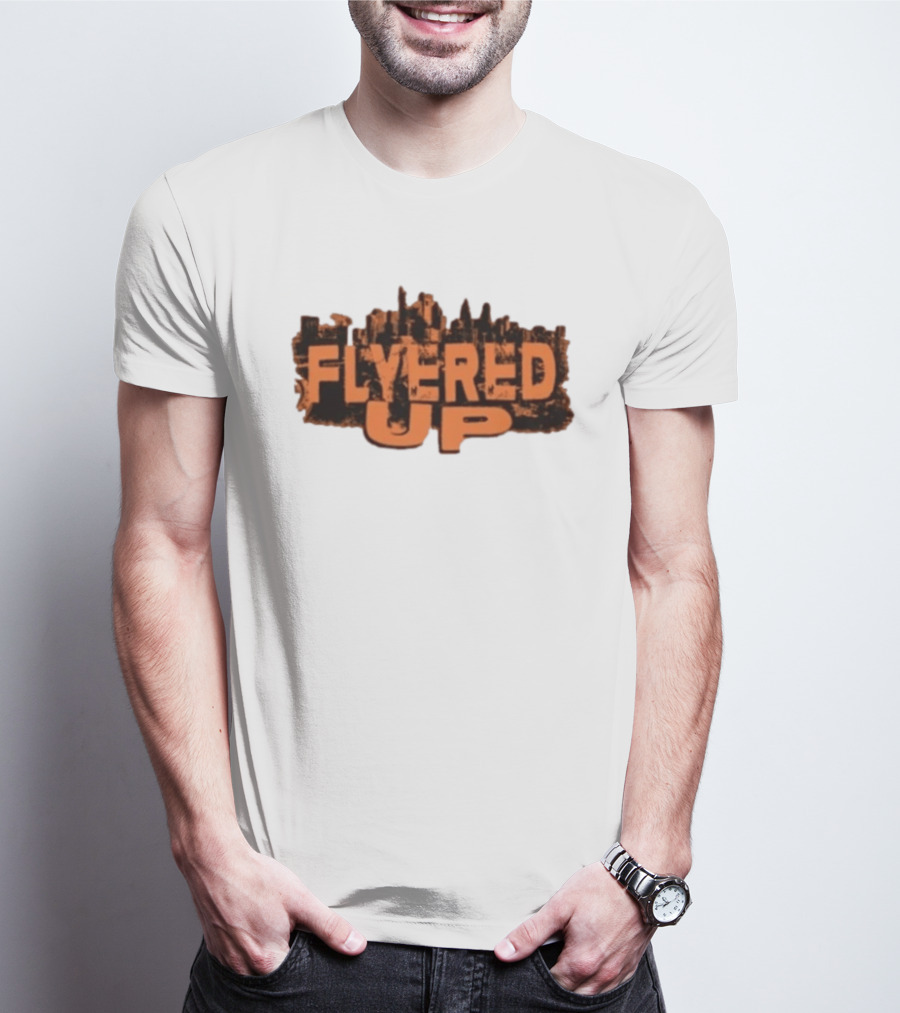 Flyered Up Urban Skyline T-Shirt