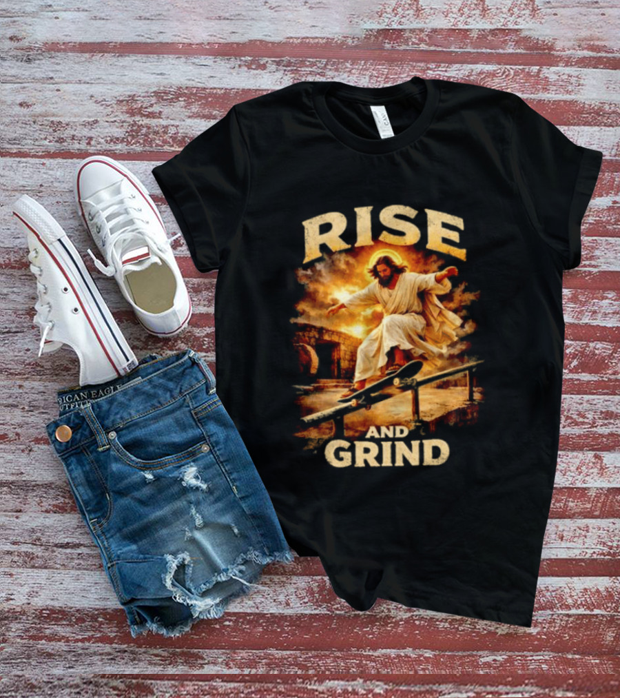 Rise And Grind Jessu Skateboarding 26 T-Shirt