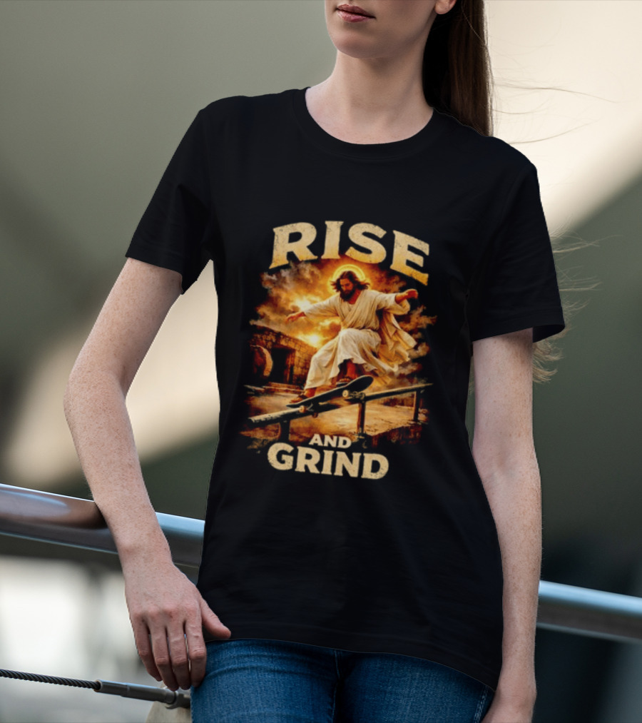 Rise And Grind Jessu Skateboarding 26 T-Shirt