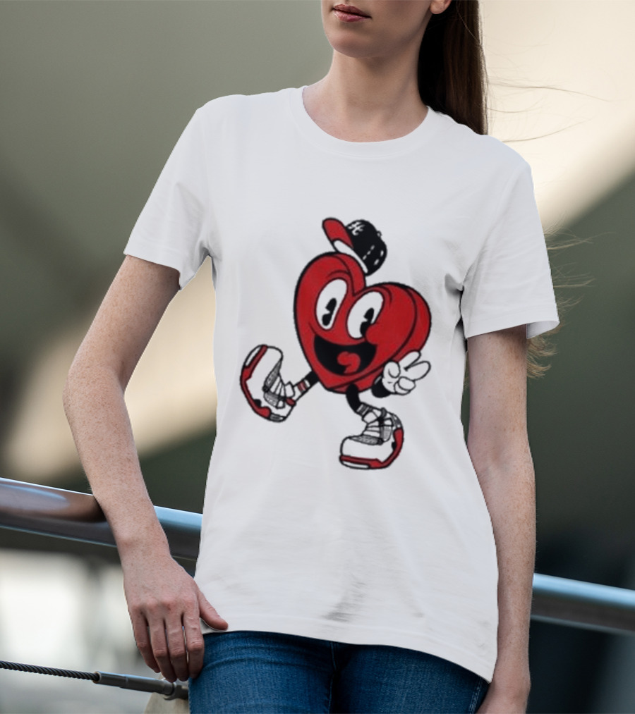Hulvey Love Like That Heart Character Cartoon T-Shirt