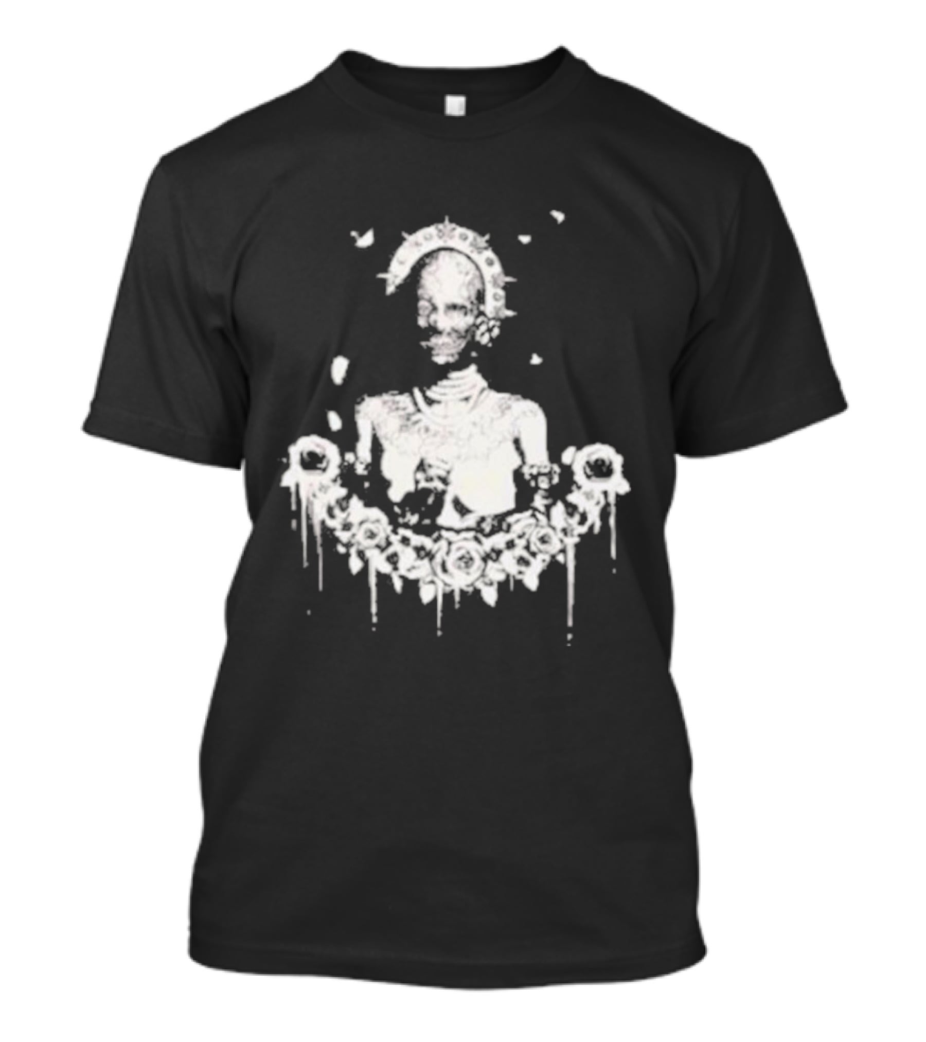 Red Barrels Games Liliya Roses And Skeletons T-Shirt
