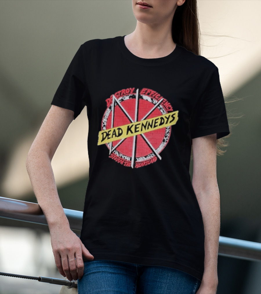Dead Kennedys Destroy Efficiency Storm The Heartland T-Shirt