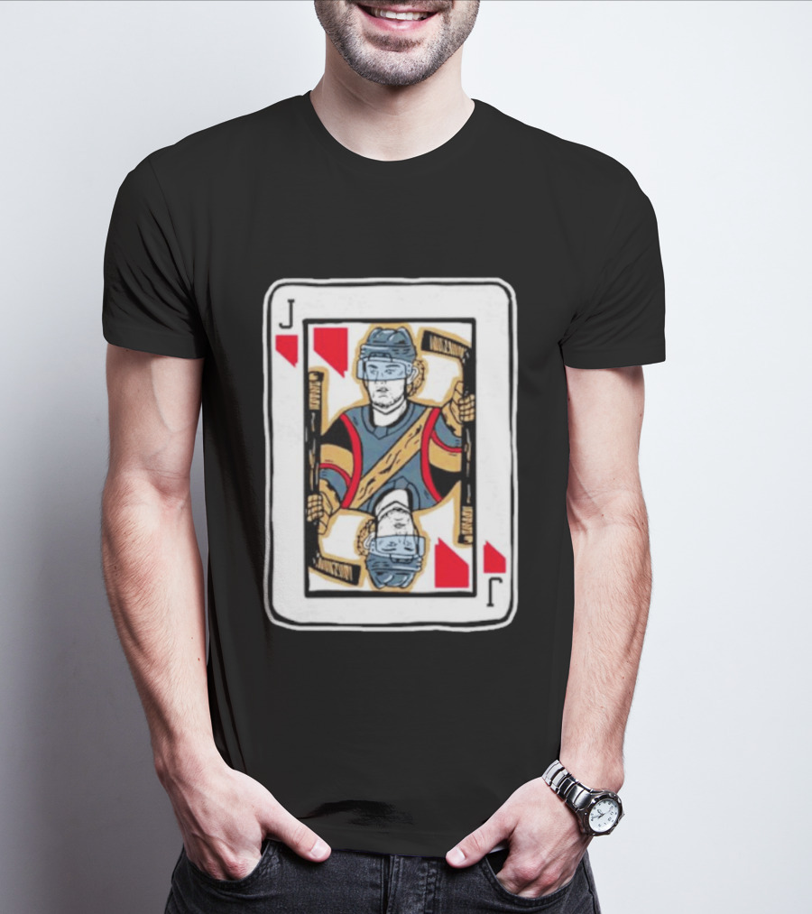 Vegas Golden Knights Jack Eichel Hockey Card T-Shirt