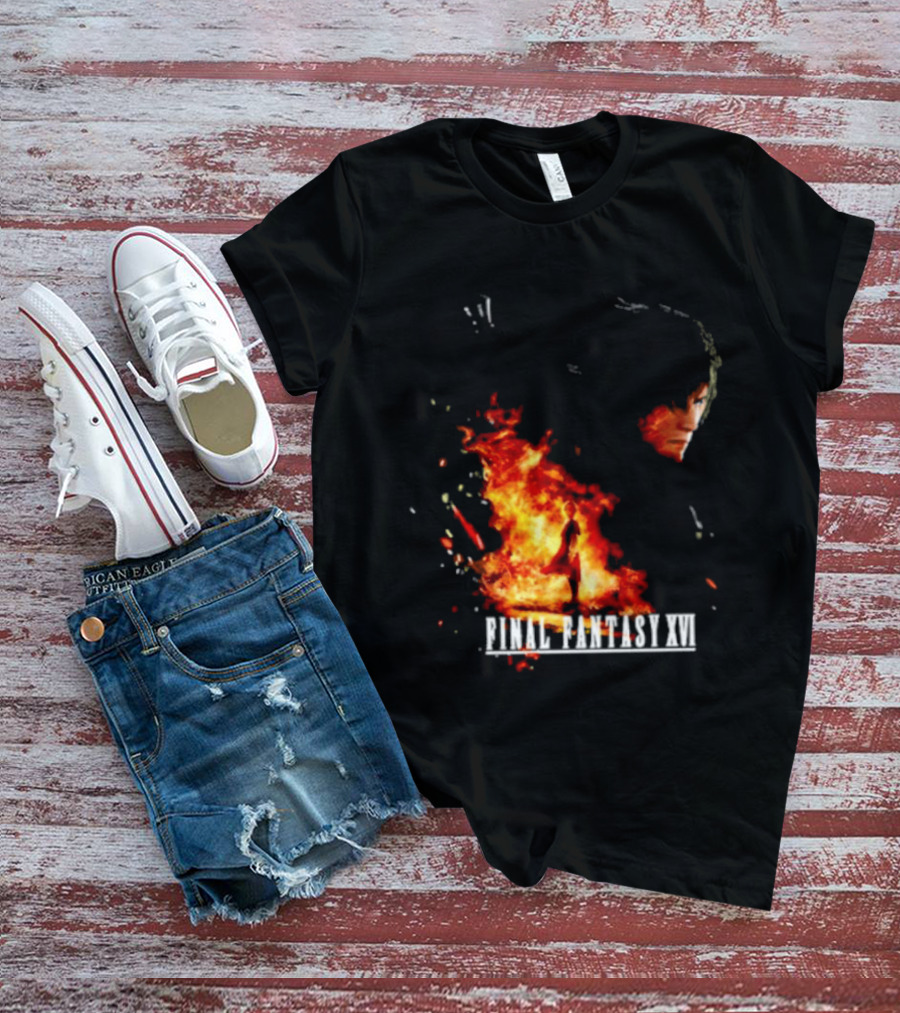 Ben Starr Final Fantasy XVI Fire Element T-Shirt
